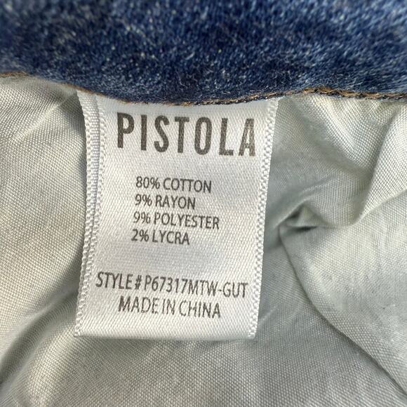 Pistola Jeans Women's 18W Blue Mid-Rise Stretch Skinny Preppy Normcore - Picture 6 of 12